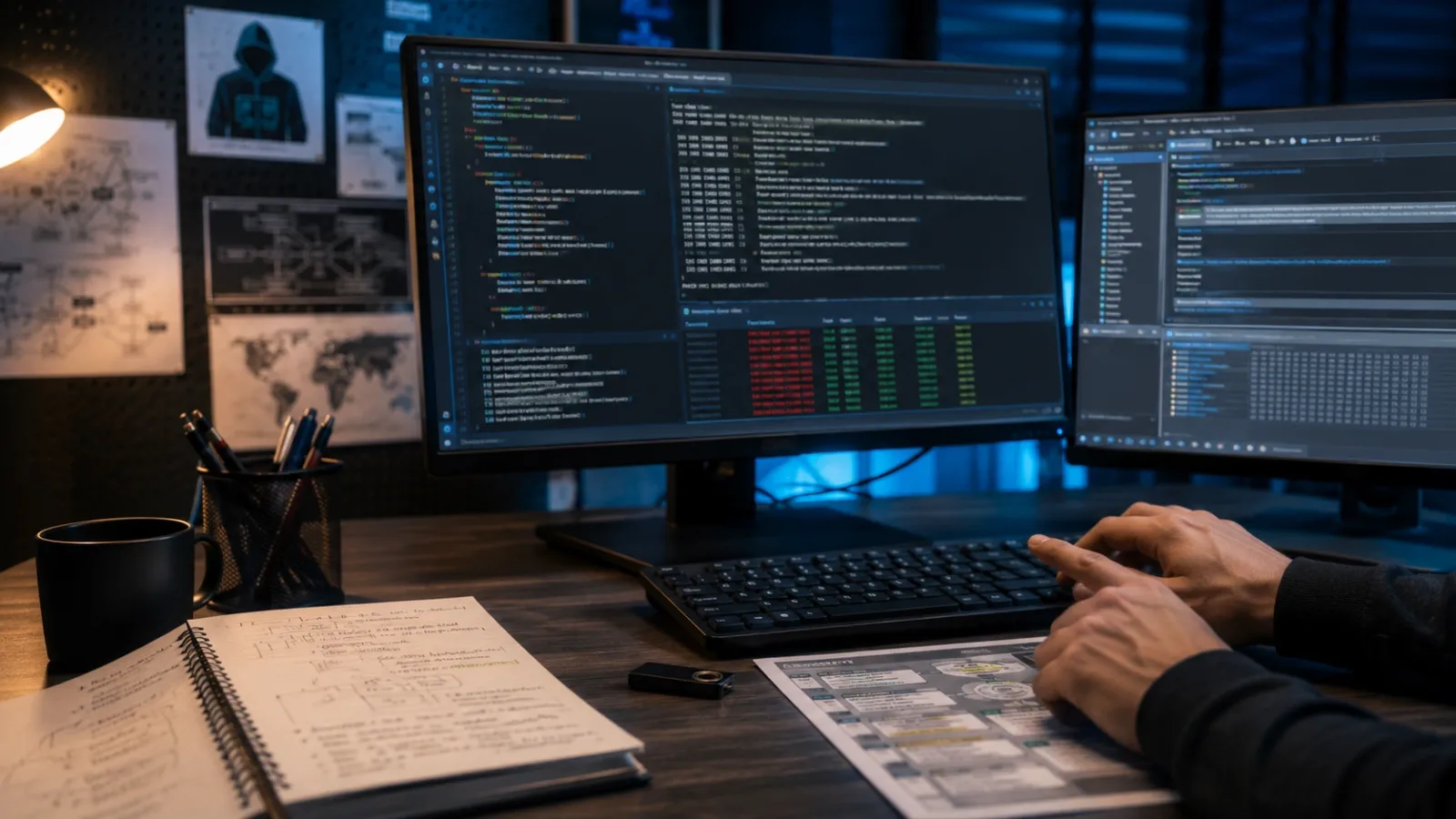 Security researcher conducting penetration testing with AI agent assistance requiring human approval for sensitive actions