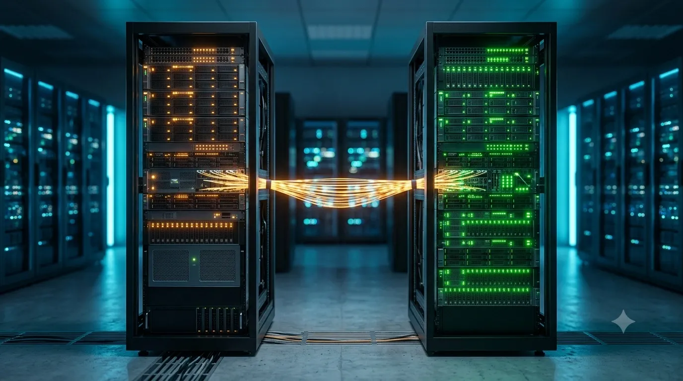 MySQL database migration from source LAMP server to destination server with secure data transfer